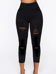 Sexy High Waist Long Length Summer Pants Women's Clothing