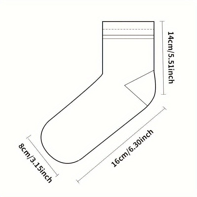 4 Pairs Athletic Running Socks Unisex Casual Sports Socks