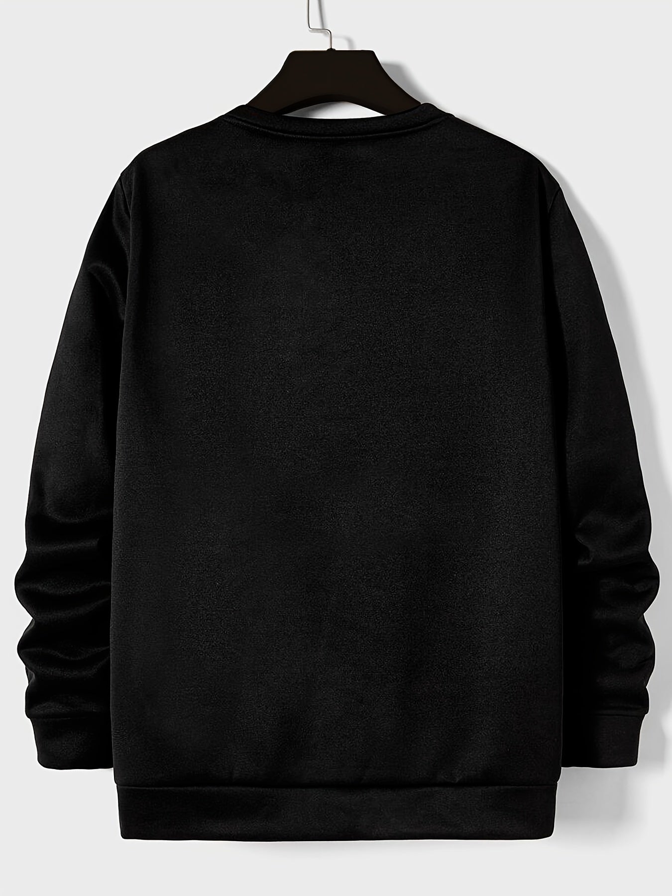 ALIEN Print Men's Graphic Sweatshirt Loose Pullover Autumn Winter