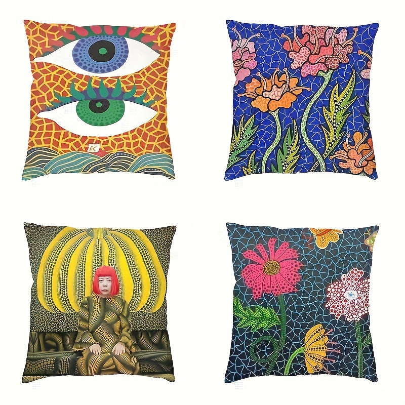Abstract Series Soft Throw Pillow Covers