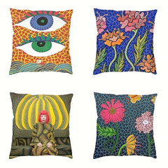 Abstract Series Soft Throw Pillow Covers
