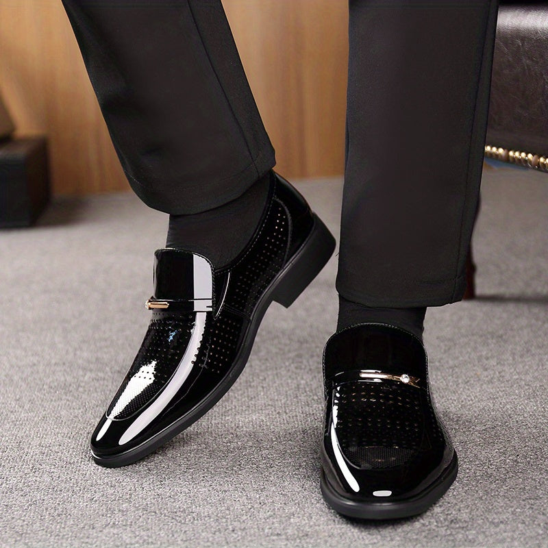 Men's Slip On Dress Shoes Breathable Smart Casual Outdoor Walking Shoes