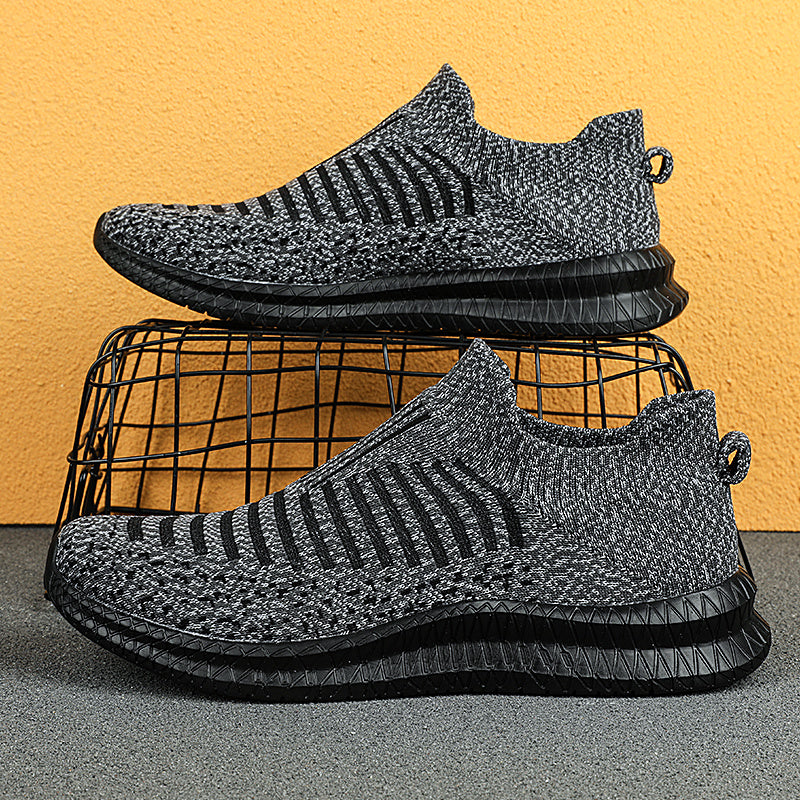 Men's Lightweight Slip-On Running Shoes Breathable Casual Sneakers
