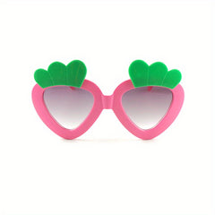 Girls Cartoon Carrot Sunglasses, Party Decorative Accessories