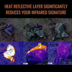 Heavy Survival Blanket Outdoor Camping Insulated Heat Reflective Waterproof