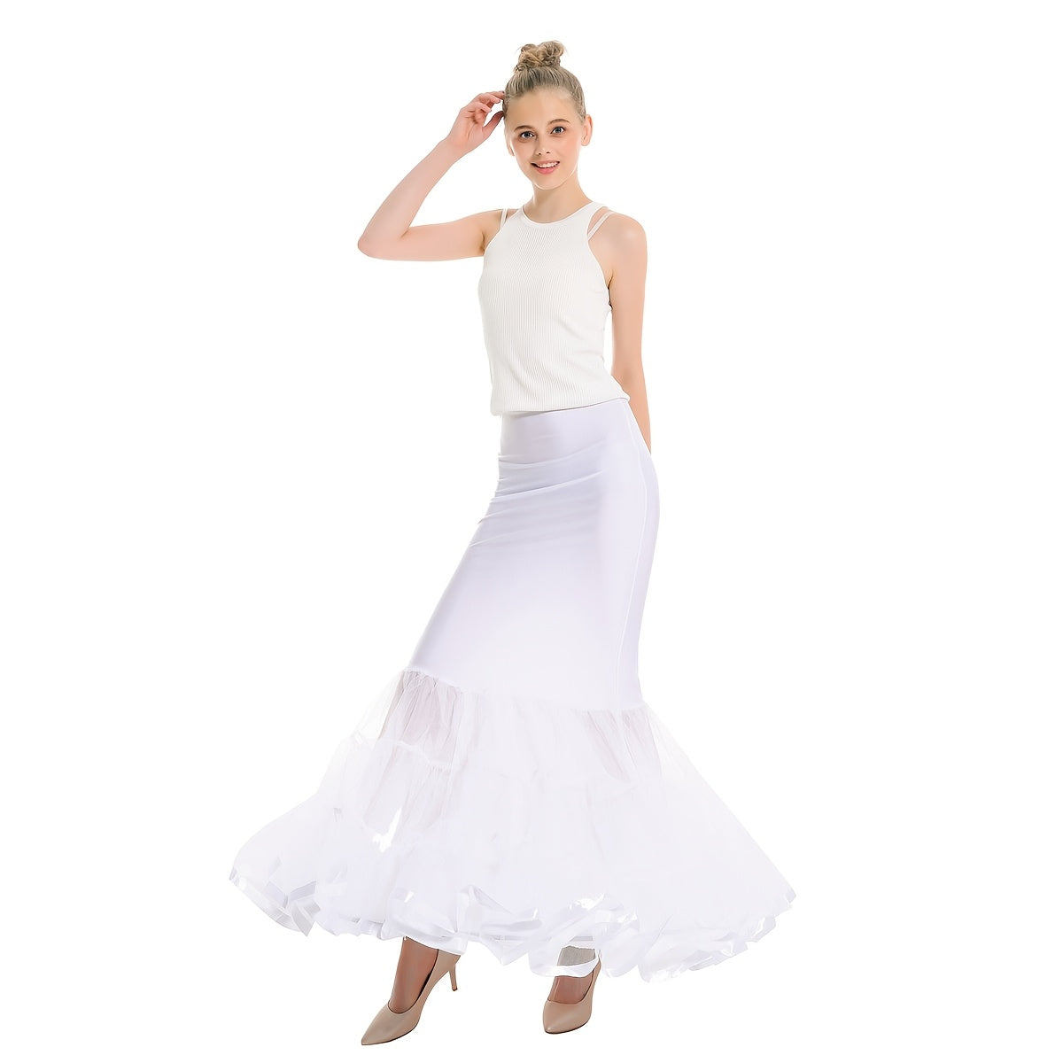 Baroque Style Mermaid Tail Petticoat