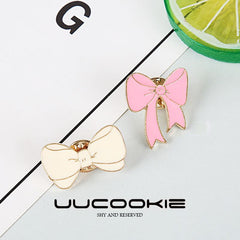 Girls Cartoon Bow Pin Decorative Accessories For Scarf Sweater