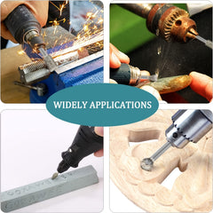 20Pcs 3.0 Diamond Grinding Burr Needle Point Engraving Carving Polishing Kit