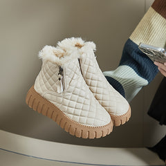 Women's Non slip Thickened Medium Tube Snow Boots