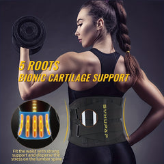 Adjustable Lumbar Support Belt Improve Posture During Lifting