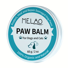 Pet Paw Balm 60g Box - Heals, Repairs, Moisturizes - Dogs Cats Soother Protector