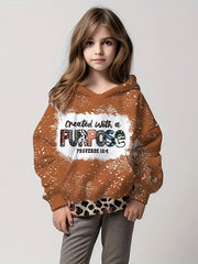 Girls boys Long Sleeve Hoodies Comfy Hooded Sweatshirt Pullover