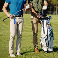 Golf Waist Bag Small Ball Bag Portable Digital Print Pattern Holds 3 Balls
