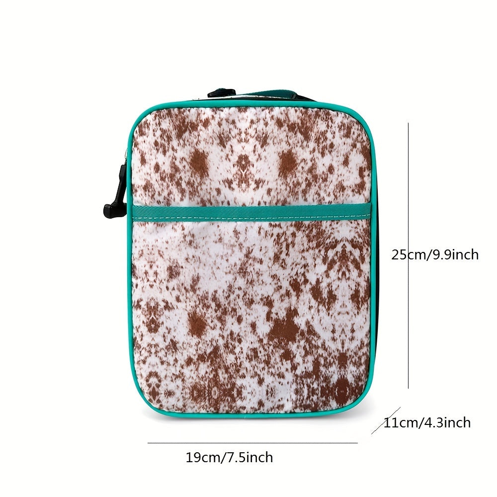 Leopard Pattern Waterproof Cooler Bag for Outdoor Picnic Camping