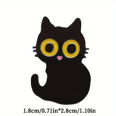 Cat Brooch Cartoon Animal Brooch Cat Metal Badge Bag Clothing Accessories