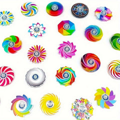 6pcs Colorful Fidget Spinner Toys for Kids Party Favors Classroom Rewards