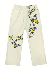 Butterfly & Sunflower Print Two Piece Set