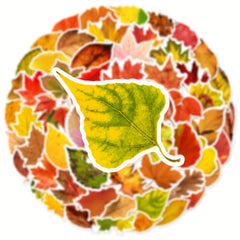 60pcs Leaf Graffiti Stickers DIY Pack for Guitar Skateboard Phone