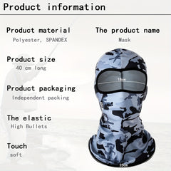 Summer Outdoor Sports Face Mask Windproof Dustproof UV Protector Neck Gaiter