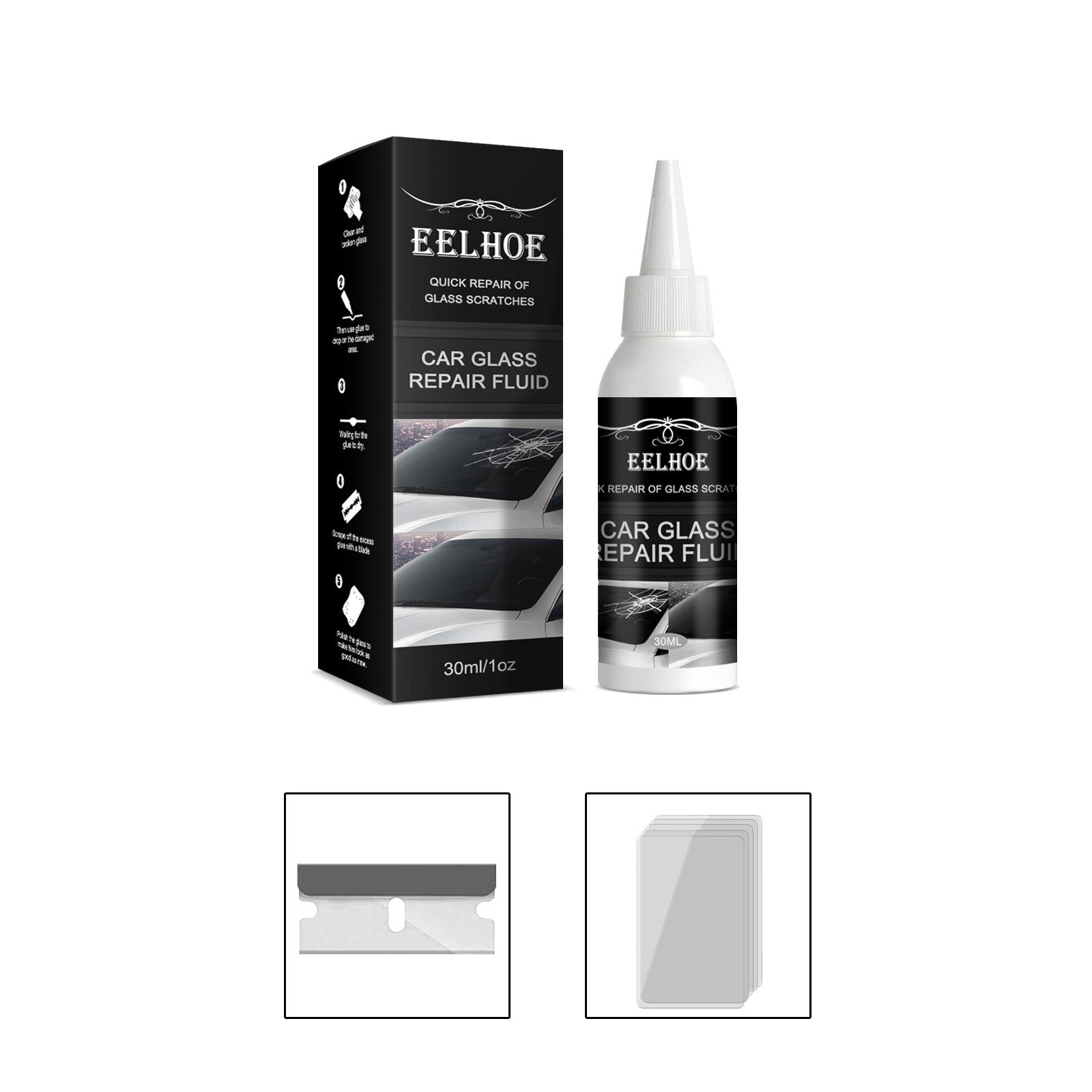 Auto Glass Repair Glue Windshield Crack Adhesive