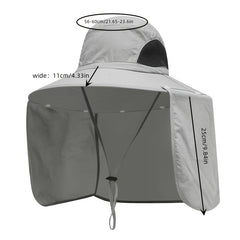 Men's Sun Protection Waterproof Bucket Hat Summer Fishing Sun Hat