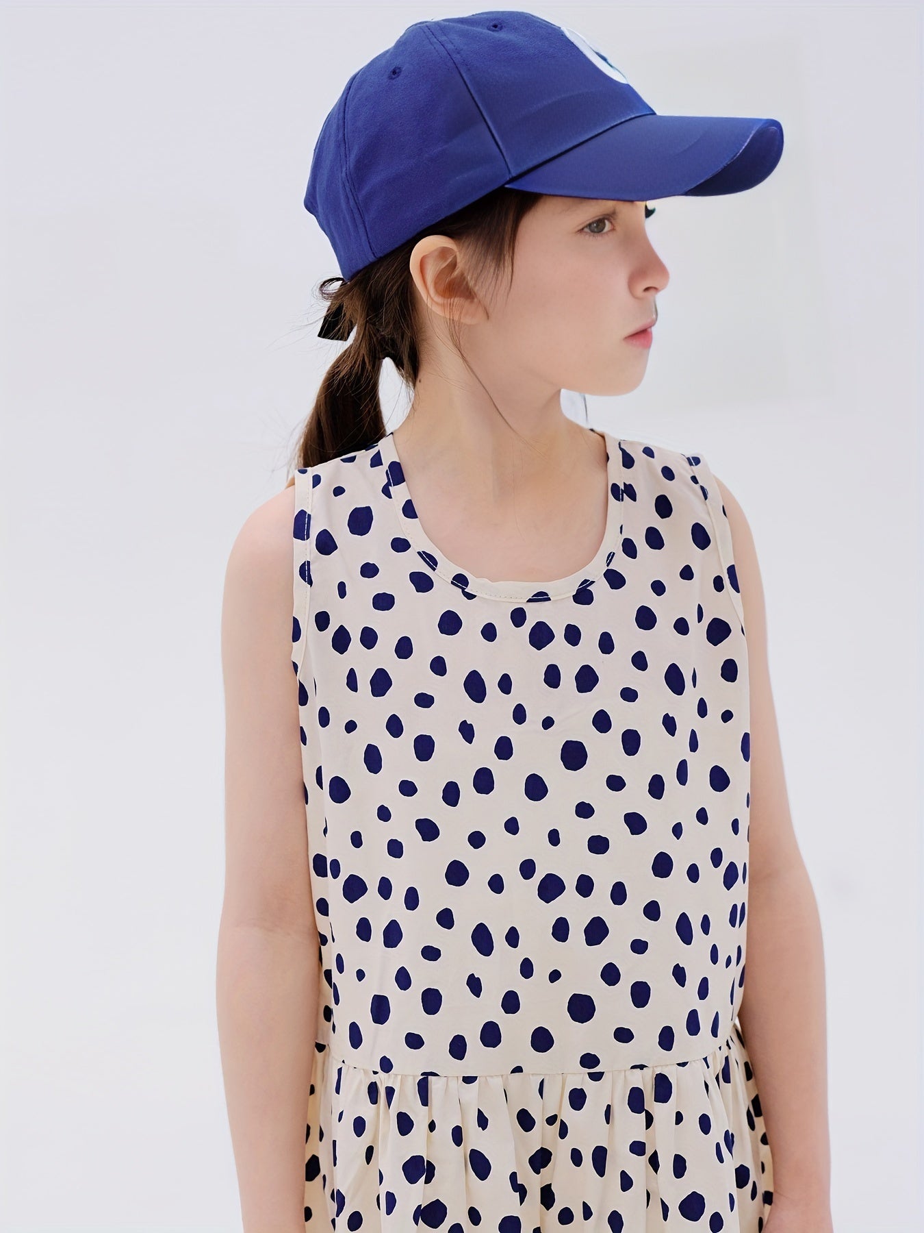 Polka Dot Princess Dress for Girls, Summer Party Dress