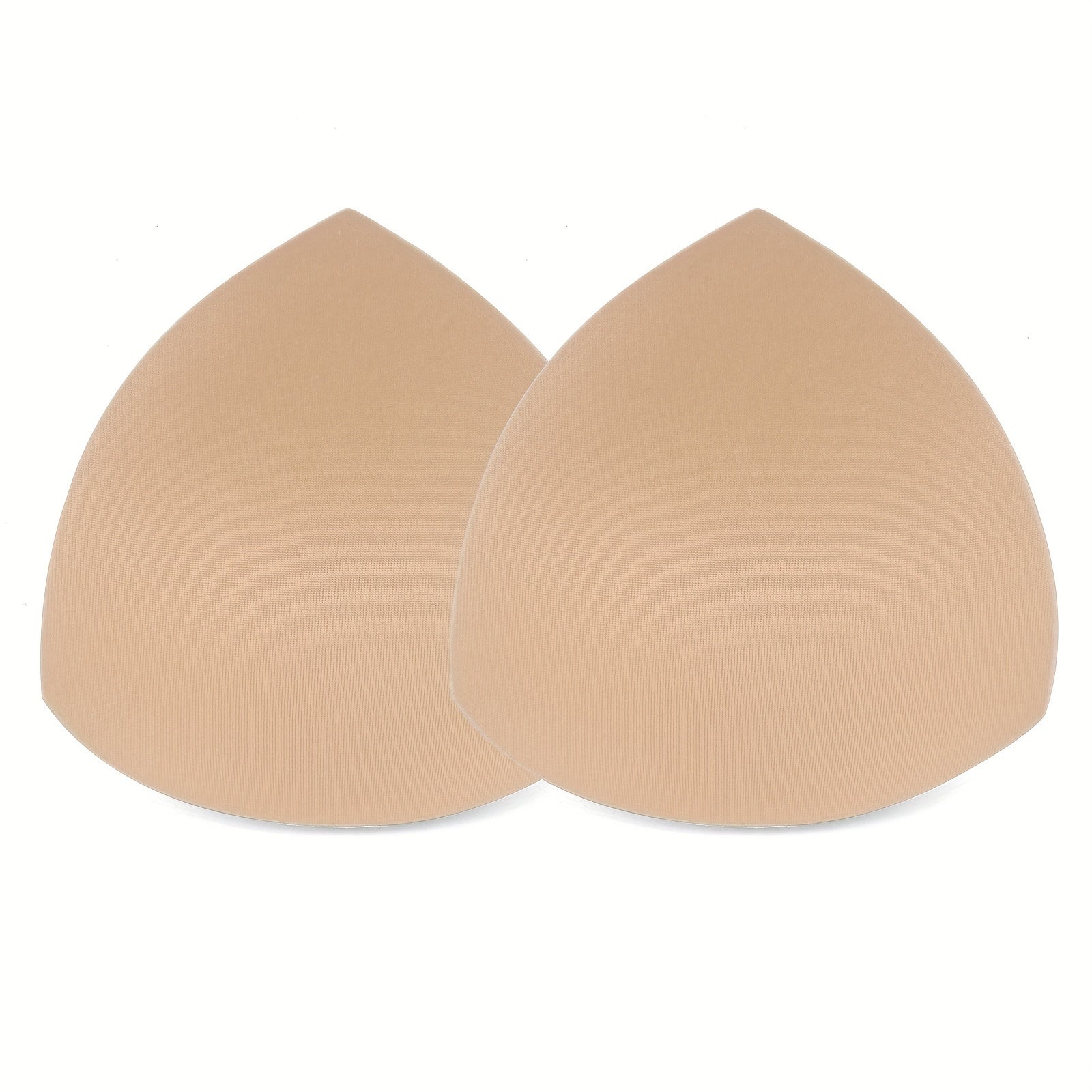 2 Pairs Triangle Cups Bra Insert Pads Anti-Convex Chest Enhancer for Women