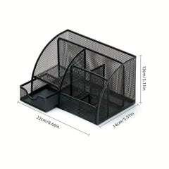 Metal Pen Holder Office Supplies Multifunctional Combination Holder