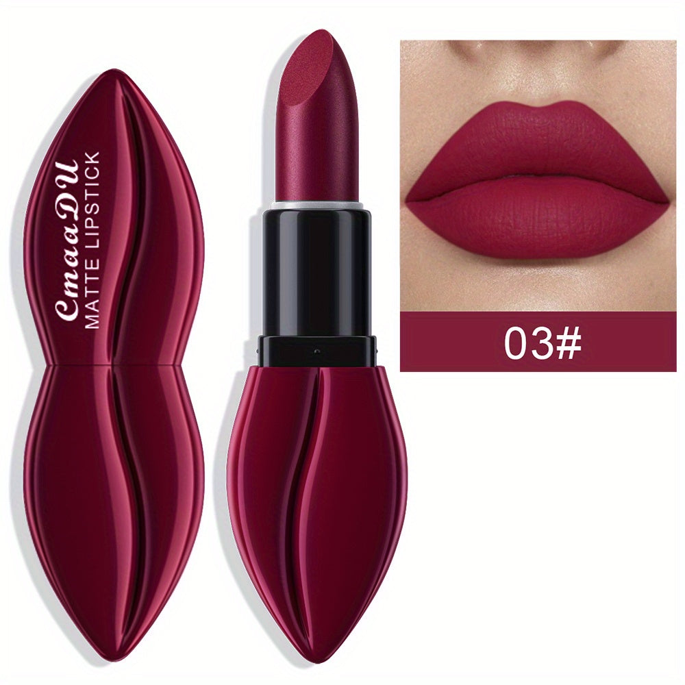 CmaaDu 10 Matte Lipstick Waterproof Lip Gloss for Colored Lip Makeup