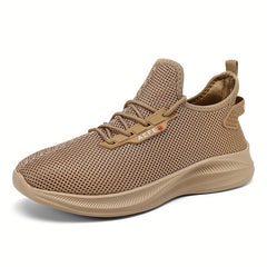 Men's Slip on Sneakers with Shoelaces Breathable Athletic Shoes