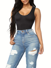 Women's Yoga Body Shaper Jumpsuit Sleeveless Sports Activewear