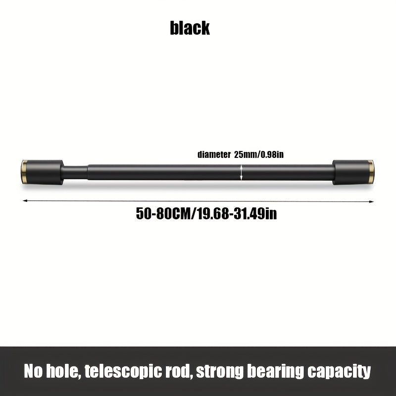 Telescopic Curtain Rod Multifunctional Shower Bathroom Accessories