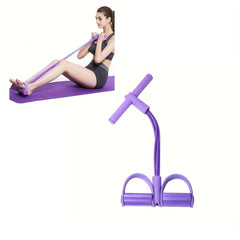 4-Tube Yoga Pedal Puller for Sit Up Core Training