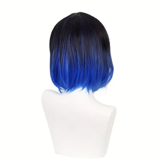 Short Straight Hair With Bangs Wig for Anime Costume Parties