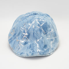 Cotton Hot Stamping Denim Beret Painter Hat Lightweight Cap