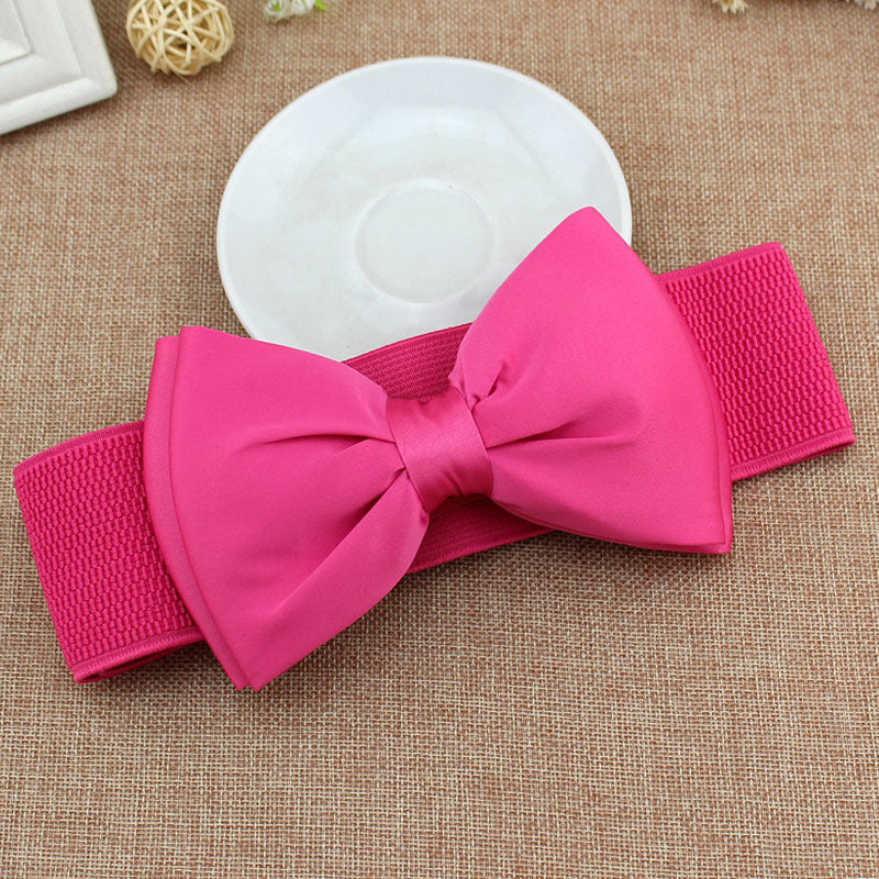 Casual Wide Belt Elastic Girdle Women Corset Dress Belts Waistband