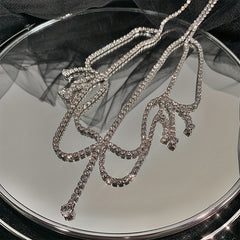 Vintage Rhinestone Hair Chain Women's Forehead Chain Hair Accessory