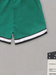 Boys Striped Shorts Quick Drying Outdoor Summer Casual