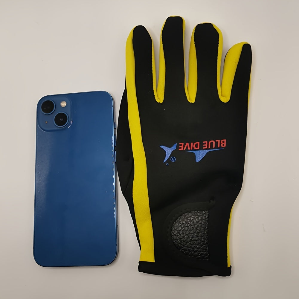 Durable Anti Slip Diving Gloves Winter Swimming Surfing Underwater Work