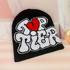 Gothic Ear Protection Sport Knit Beanie Hat Autumn Winter Warm Ski Cold Hat
