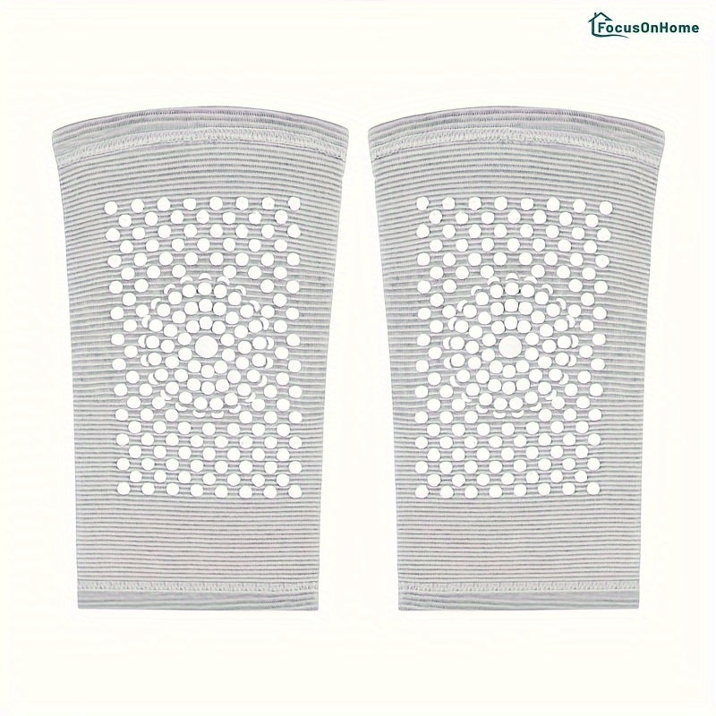 1 Pair Short Artemisia Knee Pads, Cold Protection, Fall & Winter