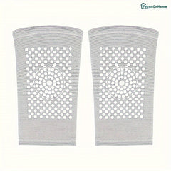 1 Pair Short Artemisia Knee Pads, Cold Protection, Fall & Winter