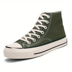 Women's High Top Canvas Shoes Classic Lace Up Skate Shoes