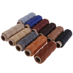 50m 1968inch Leather Sewing Flat Waxed Thread 150D