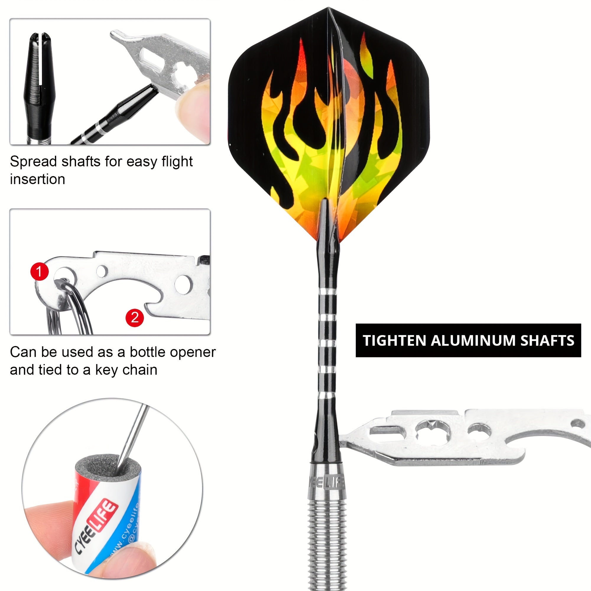 Tungsten Steel Dart Replacement, Training Dart