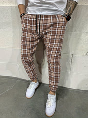 Men's Plaid Casual Slacks