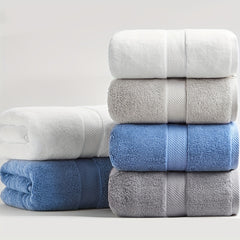 Soft Cotton Bath Towel Set of 3 - Absorbent Bathroom Supplies