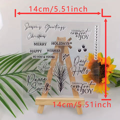 Christmas Metal Cutting Dies And Stamps Set For Scrapbooking Crafts