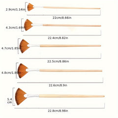 5pc Gouache Painting Pens Brush Set Drawing Art Supplies