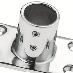 316 Stainless Steel Rail Base Fitting 2 Rectangular Base 90 Marine Hardware